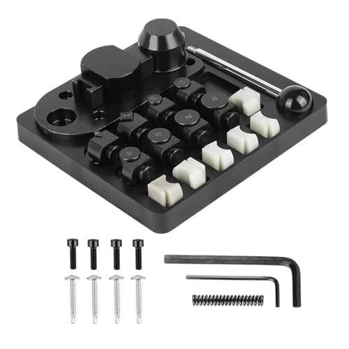 Zymjzbetic Ringbiegemaschine, multifunktionale Maker-Werkzeuge mit Zubehör, Rundungsformung, Schmuckherstellungswerkzeuge für die Reparatur von Ohrringen(Black-Metal Bender 2) von Zymjzbetic
