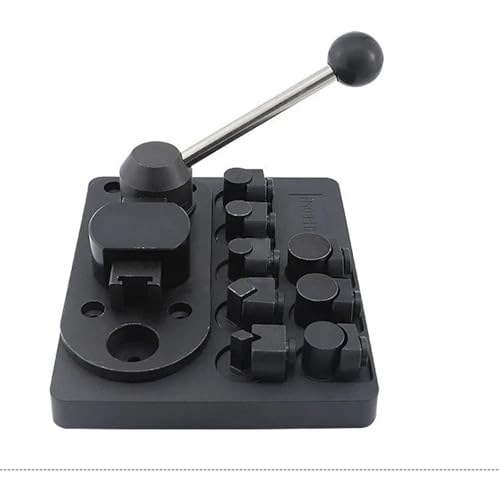 Zymjzbetic Ringbiegemaschine, multifunktionale Maker-Werkzeuge mit Zubehör, Rundungsformung, Schmuckherstellungswerkzeuge für die Reparatur von Ohrringen(Black-Plastic Bender) von Zymjzbetic