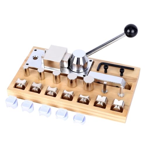 Zymjzbetic Ringbiegemaschine, multifunktionale Maker-Werkzeuge mit Zubehör, Rundungsformung, Schmuckherstellungswerkzeuge für die Reparatur von Ohrringen(Wood Color Bender) von Zymjzbetic