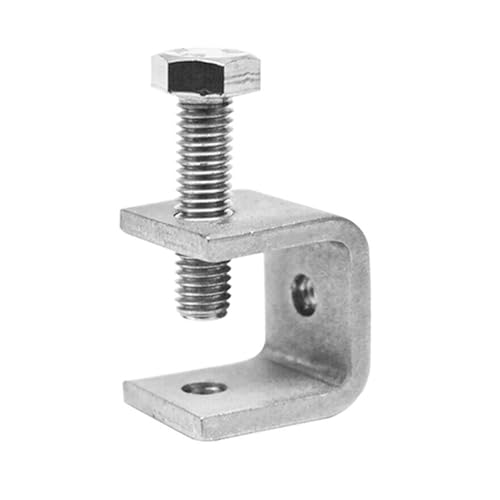 Zymjzbetic Robuste C-Klemmen aus Edelstahl, rostfrei und korrosionsbeständig, ideal for Schweiß- und Bauarbeiter für Holzbearbeitung, Schweißen(4Pcs) von Zymjzbetic
