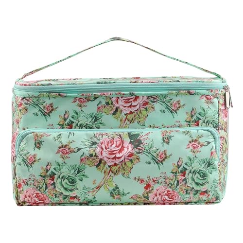 Zymjzbetic Tragbare Stricken Lagerung Tasche Oxford Tuch Häkeln Haken Nadeln Organizer DIY Nähen Werkzeuge Liefert Hand Tragetaschen für Garne Stricknadeln Häkelnadeln(D) von Zymjzbetic
