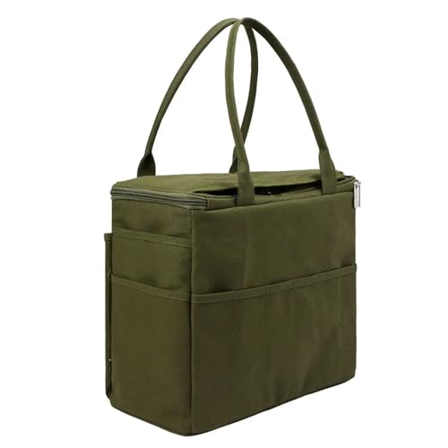 Zymjzbetic Tragetasche mit großem Fassungsvermögen, Canvas-Garn-Aufbewahrungstasche, solide Häkeltasche mit mehrschichtigen Taschen for Haken, Stricknadeln für Garne Stricknadeln Häkelnadeln(Green) Zymjzbetic Tragetasche mit großem Fassungsvermögen, Canvas-Garn-Aufbewahrungstasche, solide Häkeltasche mit mehrschichtigen Taschen for Haken, Stricknadeln für Garne Stricknadeln Häkelnadeln(Green) von Zymjzbetic