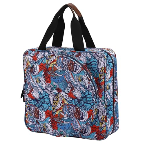 Zymjzbetic Vintage-Garn-Aufbewahrungstasche, Stickerei, Strick-Tragetaschen, Häkelnadeltasche for Nähzubehör für Garne Stricknadeln Häkelnadeln von Zymjzbetic