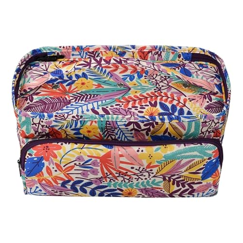 Zymjzbetic Wolle Häkeln Lagerung Tasche Oxford Tuch Druck Stricken Nadeln Garn Organizer DIY Handarbeiten Nähen Liefert Organizer für Garne Stricknadeln Häkelnadeln(C) von Zymjzbetic