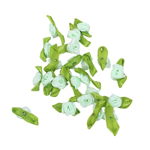 Zymoplas 100 Stück/Los, modische und vielseitige Dekorationsblumen, jedes DIY Projekt, Satinband Blumen, künstliche Blumen, Grün Zymoplas 100 Stück/Los, modische und vielseitige Dekorationsblumen, jedes DIY Projekt, Satinband Blumen, künstliche Blumen, Grün von Zymoplas