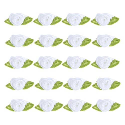 Zymoplas 100 Stück/Los, modische und vielseitige Dekorationsblumen, jedes DIY Projekt, Satinband Blumen, künstliche Blumen, Weiß Zymoplas 100 Stück/Los, modische und vielseitige Dekorationsblumen, jedes DIY Projekt, Satinband Blumen, künstliche Blumen, Weiß von Zymoplas