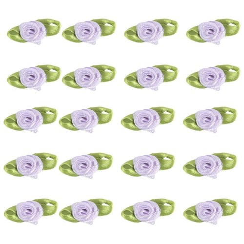 Zymoplas 100 Stück/Los, modische und vielseitige Dekorationsblumen, jedes DIY Projekt, Satinband Blumen, künstliche Blumen, blassviolett Zymoplas 100 Stück/Los, modische und vielseitige Dekorationsblumen, jedes DIY Projekt, Satinband Blumen, künstliche Blumen, blassviolett von Zymoplas