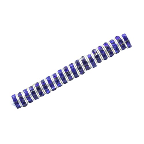 Zymoplas 100 Stück Strass Rondelle Spacer Perlen Schmuckzubehör liefert Kristall Multi Farben Lose Perlenkette, Dunkelblau, 8MM100 Stück Zymoplas 100 Stück Strass Rondelle Spacer Perlen Schmuckzubehör liefert Kristall Multi Farben Lose Perlenkette, Dunkelblau, 8MM100 Stück von Zymoplas
