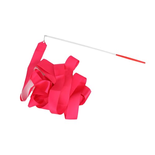 Zymoplas 2 Meter Bandstäbe für Mädchen, Partygeschenke, Dekorationen, Training, tragbares Zubehör, Gymnastik, Tanz, Luftschlangen für Kinder, Rosenrot Zymoplas 2 Meter Bandstäbe für Mädchen, Partygeschenke, Dekorationen, Training, tragbares Zubehör, Gymnastik, Tanz, Luftschlangen für Kinder, Rosenrot von Zymoplas