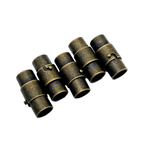 Zymoplas 20 teile/satz Einzigartige Verschlüsse Für Leder Halskette Armband Sichere Und Bequeme Magnetische Verschluss Kupfer Armband Schnur End Kappen, Bronze Zymoplas 20 teile/satz Einzigartige Verschlüsse Für Leder Halskette Armband Sichere Und Bequeme Magnetische Verschluss Kupfer Armband Schnur End Kappen, Bronze von Zymoplas
