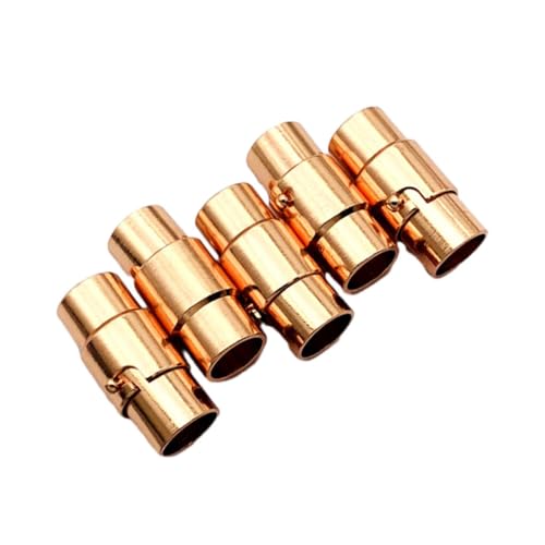 Zymoplas 20 teile/satz Einzigartige Verschlüsse Für Leder Halskette Armband Sichere Und Bequeme Magnetische Verschluss Kupfer Armband Schnur End Kappen, Roségold Zymoplas 20 teile/satz Einzigartige Verschlüsse Für Leder Halskette Armband Sichere Und Bequeme Magnetische Verschluss Kupfer Armband Schnur End Kappen, Roségold von Zymoplas
