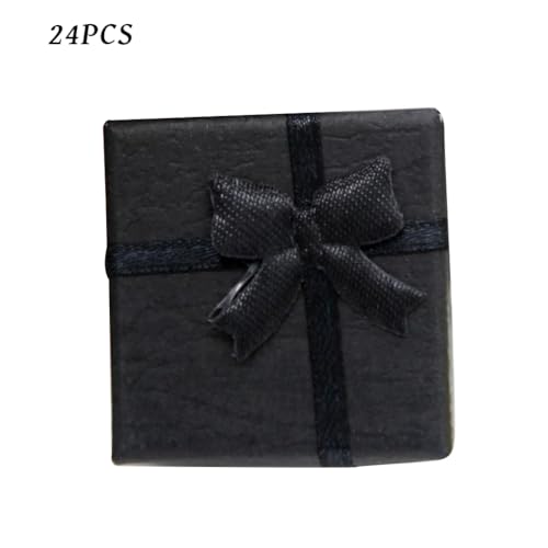 Zymoplas 24 teilige Geschenkbox mit Schleife, personalisierbar, Süßigkeitsbeutel, Halskette, Ohrring, Papier, Schmuckschatulle, Hochzeit, Babyparty, Geburtstag, Schwarz Zymoplas 24 teilige Geschenkbox mit Schleife, personalisierbar, Süßigkeitsbeutel, Halskette, Ohrring, Papier, Schmuckschatulle, Hochzeit, Babyparty, Geburtstag, Schwarz von Zymoplas