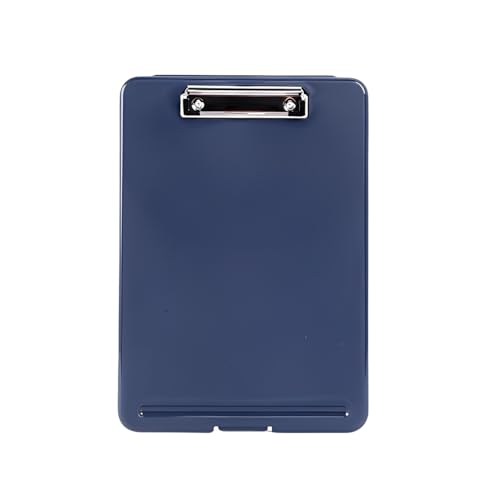 Zymoplas Aufbewahrungstasche, Schreib Klemmbrett, Papier Organizer, exquisites, multifunktionales, langlebiges Schülerzubehör, Schulbedarf, Dunkelblau von Zymoplas