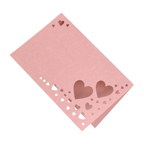 Zymoplas Hochzeits Namenskarten – elegante Tischdekoration mit glatter Oberfläche, gute Dekoration, herzförmige, ausgehöhlte Tisch Namenskarte, langlebig, Rosa Zymoplas Hochzeits Namenskarten – elegante Tischdekoration mit glatter Oberfläche, gute Dekoration, herzförmige, ausgehöhlte Tisch Namenskarte, langlebig, Rosa von Zymoplas