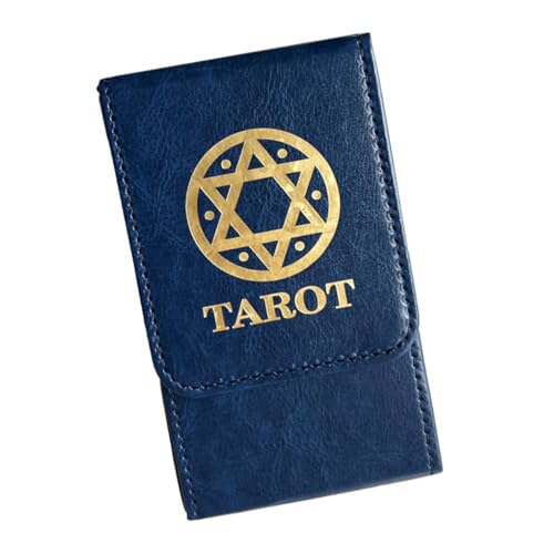 Zymoplas Langlebige Tarot Kartenbox mit exquisitem Handwerk, Tarot und Karten, PU Tarot Karten Aufbewahrungskoffer, Tarot Karten Aufbewahrungsbox, Blau Zymoplas Langlebige Tarot Kartenbox mit exquisitem Handwerk, Tarot und Karten, PU Tarot Karten Aufbewahrungskoffer, Tarot Karten Aufbewahrungsbox, Blau von Zymoplas
