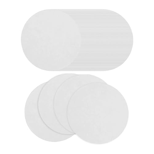 Zymoplas Mikrowellenofen Glas Fusing Craft 100 Stück rundes Keramikfaserpapier Praktisch und effizient von Zymoplas