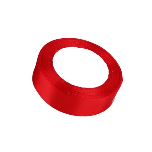 Zymoplas Paket Band Hochzeit Handgefertigte Kleidung Herstellung DIY Bastelzubehör Leichte Polyesterbänder Geburtstag, Rot 26 von Zymoplas