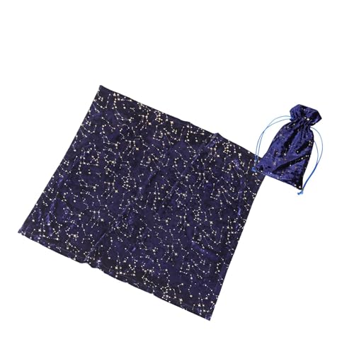 Zymoplas Tischdecke für Tarot Kartenspiele, leicht zu waschen und schmutzabweisend, umweltfreundlich, aus Korallensamt, Pflegeleichte Variante, Blau, sternenklarer Himmel Zymoplas Tischdecke für Tarot Kartenspiele, leicht zu waschen und schmutzabweisend, umweltfreundlich, aus Korallensamt, Pflegeleichte Variante, Blau, sternenklarer Himmel von Zymoplas