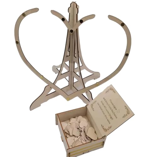 Zymoplas Unvergessliche Feierlichkeiten, Gästebuch Schild für Hochzeiten, Babypartys, Jahrestage, Partys, Holz, vielfältige Einsatzmöglichkeiten, Geschenkauswahl, Wie abgebildet 60 Herzen von Zymoplas