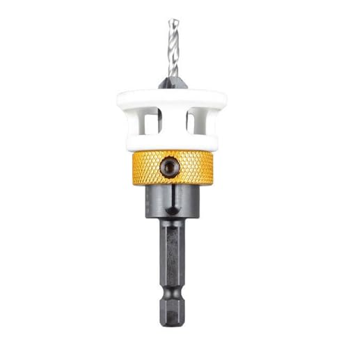 Zymoplas Verstellbarer Senkerbohrer Satz mit Tiefenanschlag, langlebige Senkerbohrer aus Hartmetalllegierung mit Sechskantschaft, 2.8 * 8mm von Zymoplas