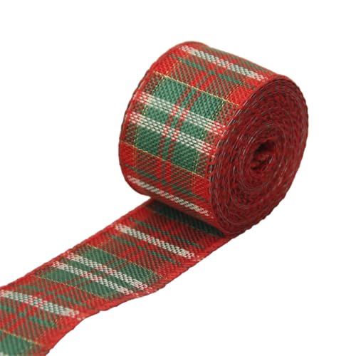 Zymoplas Weihnachtsbänder Partydekoration Karierte Hausdekorationen Wickelschleife Dekoratives Zubehör zum Feiern, 1 Breite 6cm Zymoplas Weihnachtsbänder Partydekoration Karierte Hausdekorationen Wickelschleife Dekoratives Zubehör zum Feiern, 1 Breite 6cm von Zymoplas