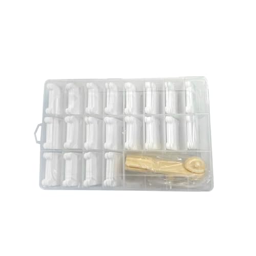 Zymoplas Zahnseidespulen, Fadenplatte, Schnurspule, Basteln, Heimwerken, praktisch, professioneller Kunststoff, Mehrzweck Kunststoffbox Organizer von Zymoplas