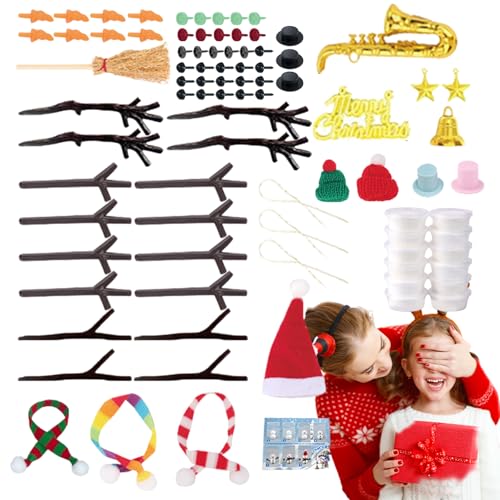 Zyntora Knete Set | Weihnachtsmann Modelliermasse Knetspielzeug | Kreatives Lernspielzeug zur Förderung von Hand-Auge-Koordination für Zuhause Kindergarten Reisen Mädchen Zyntora Knete Set | Weihnachtsmann Modelliermasse Knetspielzeug | Kreatives Lernspielzeug zur Förderung von Hand-Auge-Koordination für Zuhause Kindergarten Reisen Mädchen von Zyntora
