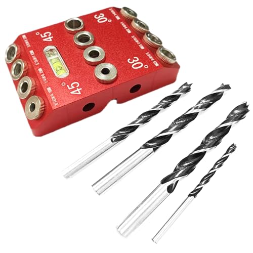 Zyntora Winkelbohrlehre - 30 45 90 Grad Winkelbohrlehre - Ausrichtungslehre Für Holzbearbeitung Möbelbau Geländer Handläufe Terrassen Zyntora Winkelbohrlehre - 30 45 90 Grad Winkelbohrlehre - Ausrichtungslehre Für Holzbearbeitung Möbelbau Geländer Handläufe Terrassen von Zyntora