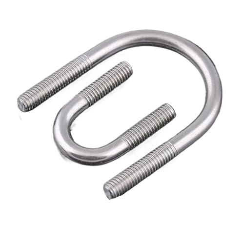 1 stücke M6 M8 M10 M12 Edelstahl U-förmigen Bolzen U-förmigen Schraube U-förmigen Rohr Klemme Rohr klemme Befestigungs Schnalle für Sanitärinstallationen, Wohngebäude(M12x135-1pcs) von ZythrXLate
