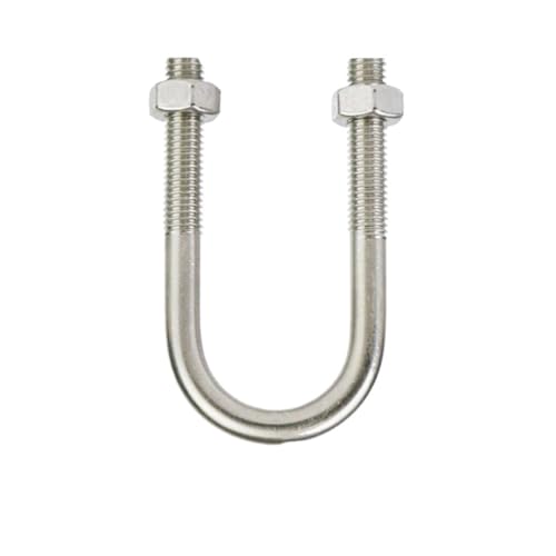 M10 M12 U-förmiges Bolzenrohr 12-219 mm Klemme Edelstahl U-förmige Schraube U-förmige Rohrklemme Befestigungsschnalle U-Bolzen für Sanitärinstallationen, Wohngebäude(M10-159x193.0mm-1pcs) von ZythrXLate