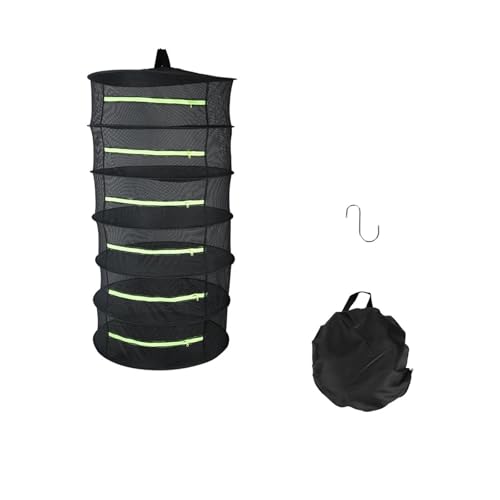 Schichten-Trockennetz for Kräuter, zusammenklappbares Trockengestell, Trockner-Netztasche, Kräuter-Trockennetz mit Reißverschluss for Blumen, Knospen, Pflanzen, Hängekorb für Wohnungen, Wäscherei(6 La Schichten-Trockennetz for Kräuter, zusammenklappbares Trockengestell, Trockner-Netztasche, Kräuter-Trockennetz mit Reißverschluss for Blumen, Knospen, Pflanzen, Hängekorb für Wohnungen, Wäscherei(6 La von ZythrXLate