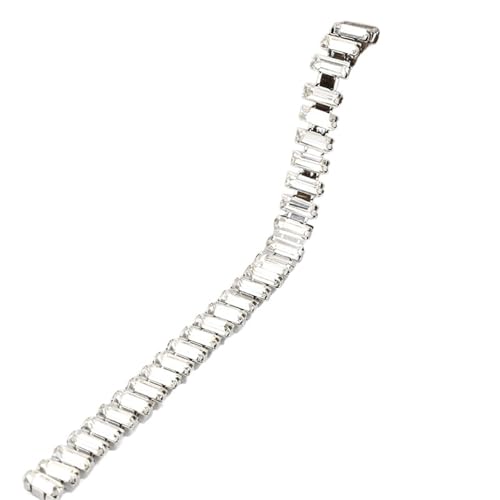Strasskette als Verzierung Kristall-Strassbesatz, Splitterbasis, Glasbecherkette, Strass-Applikation for Aufnähen(Style7 3X7mm) von ZythrXLate