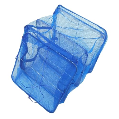 ZythrXLate Faltbarer Fischtrocknungsnetzkäfig, mehrschichtiger Nylon-Garnelen-Gemüsepulloverständer, Blauer Trockner, atmungsaktives Netz for den Außenbereich für Wohnungen, Wäscherei ZythrXLate Faltbarer Fischtrocknungsnetzkäfig, mehrschichtiger Nylon-Garnelen-Gemüsepulloverständer, Blauer Trockner, atmungsaktives Netz for den Außenbereich für Wohnungen, Wäscherei von ZythrXLate