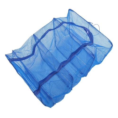 ZythrXLate Faltbarer Trockenkäfig, Faltbarer Fischkäfig, Fischernetz, Obst und Gemüse, hängender Garnelen-Trockenkorb, Trockner, Nylon, mehrschichtig für Wohnungen, Wäscherei ZythrXLate Faltbarer Trockenkäfig, Faltbarer Fischkäfig, Fischernetz, Obst und Gemüse, hängender Garnelen-Trockenkorb, Trockner, Nylon, mehrschichtig für Wohnungen, Wäscherei von ZythrXLate
