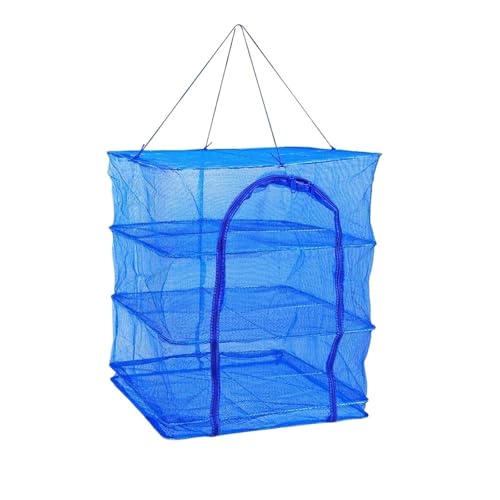 ZythrXLate Multifunktionales Hänge-Trockennetz, atmungsaktiv, Hängekorb-Schutz, Blumenknospen, Pflanzen-Organizer for Zuhause, Küche, Innenhof für Wohnungen, Wäscherei(65x35cm,3 Layer_1PC) von ZythrXLate