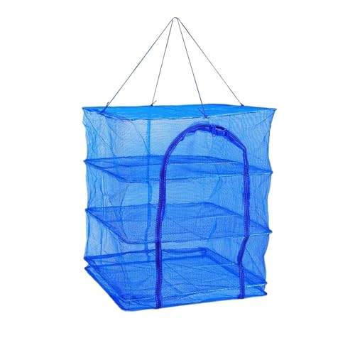 ZythrXLate Multifunktionales Hänge-Trockennetz, atmungsaktiv, Hängekorb-Schutz, Blumenknospen, Pflanzen-Organizer for Zuhause, Küche, Innenhof für Wohnungen, Wäscherei(65x40CM,3 Layer_2PCS) von ZythrXLate