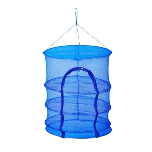 ZythrXLate Sonnenbaden-Fischnetz, fliegensicherer Käfig, hängende Lagerung, Lufttrocknungsnetz, Faltbarer Sonnen-Dehydrator for Gemüse, Angelgeschirr, Netz für Wohnungen, Wäscherei(45cmx65cm) von ZythrXLate