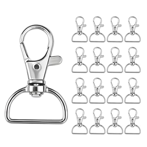 Zythrem 100 Stück Schlüsselanhänger D Ringen Schlüsselringe 360° Karabiner Schlüsselanhänger Mit Drehverschluss Schlüsselringe Edelstahl für Die DIY-Schmuckherstellung Zythrem 100 Stück Schlüsselanhänger D Ringen Schlüsselringe 360° Karabiner Schlüsselanhänger Mit Drehverschluss Schlüsselringe Edelstahl für Die DIY-Schmuckherstellung von Zythrem