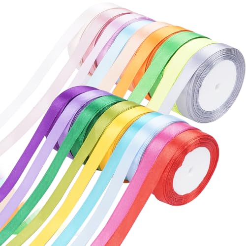 Zythrem 18 Farben Geschenkband, 10mm x 23m Schleifenband, Bunt Satinband Bänder, Dekoration Seidenbänder für Basteln DIY, Geschenk Verpacken, Hochzeit, Blumenstrauß Zythrem 18 Farben Geschenkband, 10mm x 23m Schleifenband, Bunt Satinband Bänder, Dekoration Seidenbänder für Basteln DIY, Geschenk Verpacken, Hochzeit, Blumenstrauß von Zythrem