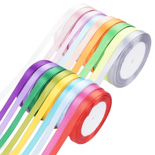 Zythrem 18 Farben Satinband Bänder, 6mm x 23m Farbe Satinband, Polyester Schleifenband, Dekoration Geschenkband für Heimwerkerkunst Handwerk, Schleifen, Hochzeitsdekoration Zythrem 18 Farben Satinband Bänder, 6mm x 23m Farbe Satinband, Polyester Schleifenband, Dekoration Geschenkband für Heimwerkerkunst Handwerk, Schleifen, Hochzeitsdekoration von Zythrem