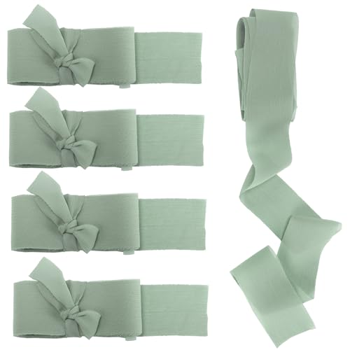 Zythrem 5pc Satinband Geschenkband 3.8cm*2.7m, Seidenband Dekorationsband Schleifenband Geschenkschleifen für Taufe Geburtstag Deko Geschenkverpackung Hochzeit Geschenkverpackung Brautstrauß Grüner Zythrem 5pc Satinband Geschenkband 3.8cm*2.7m, Seidenband Dekorationsband Schleifenband Geschenkschleifen für Taufe Geburtstag Deko Geschenkverpackung Hochzeit Geschenkverpackung Brautstrauß Grüner von Zythrem