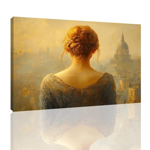 Malen Nach Zahlen Erwachsene Mädchen Paint by Numbers Zurück Malen Nach Zahlen mit Rahmen 90x120cm DIY Handgemalt Ölgemälde Set Mit 3 Pinseln und Acrylfarbe,Knitterfreie Leinwand,Deko Wohnzimmer,kk-35 von Zyupwjyy