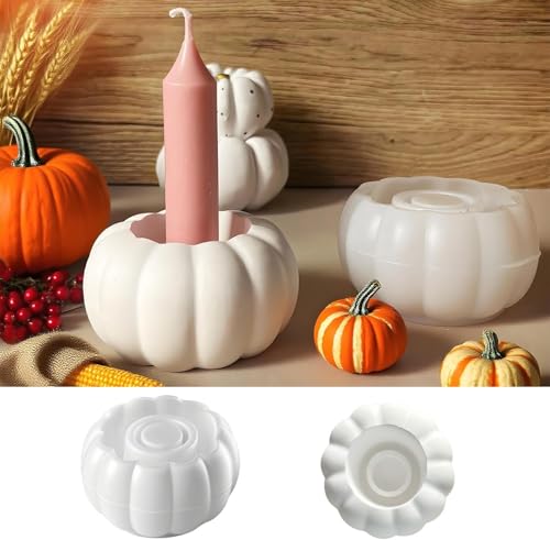 Kürbis Silikonformen Gießformen Kerzenhalter,Gießform Kürbis Kerzenhalter,Gießformen Silikon Kürbis,Silikonform Kürbis,DIY Herbst Thanksgiving Erntedankfest Geschenk,Erntedankfest Herbstdeko von a ray of sunshine
