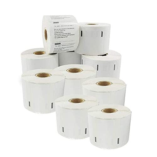 Selbstklebende Mehrzweck-Etiketten für Dymo LabelWriter DM 11354 S0722540 57 x 32 mm (1000 Stück pro Rolle) 10 Rollen von aColoriStore