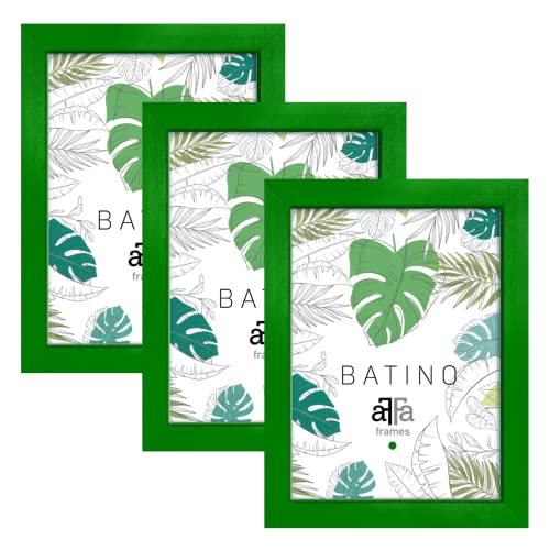 aFFa frames, Batino, 3er Set Bilderrahmen Holz, photo frame, holzrahmen mit Acrylglasfront, HDF-Hintergrund, bilderrahmen Grün, 15x21 cm aFFa frames, Batino, 3er Set Bilderrahmen Holz, photo frame, holzrahmen mit Acrylglasfront, HDF-Hintergrund, bilderrahmen Grün, 15x21 cm von aFFa frames