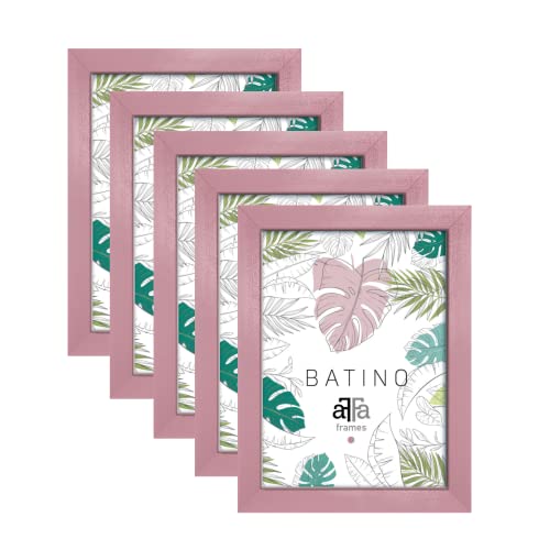 aFFa frames, Batino, 5er Set Bilderrahmen Holz, photo frame, holzrahmen mit Acrylglasfront, HDF-Hintergrund, bilderrahmen Rosa, A3, 29,7x42 cm aFFa frames, Batino, 5er Set Bilderrahmen Holz, photo frame, holzrahmen mit Acrylglasfront, HDF-Hintergrund, bilderrahmen Rosa, A3, 29,7x42 cm von aFFa frames
