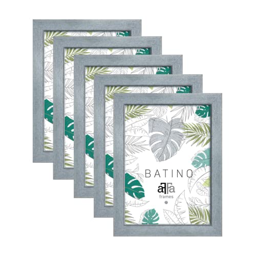 aFFa frames, Batino, 5er Set Bilderrahmen Holz, photo frame, holzrahmen mit Acrylglasfront, HDF-Hintergrund, bilderrahmen Silber, A3, 29,7x42 cm aFFa frames, Batino, 5er Set Bilderrahmen Holz, photo frame, holzrahmen mit Acrylglasfront, HDF-Hintergrund, bilderrahmen Silber, A3, 29,7x42 cm von aFFa frames