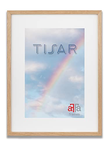 aFFa frames, Tisar, Bilderrahmen aus Holz, Hell, Rechteckig, Mit Acrylglasfront, Eiche, 30x40 cm von aFFa frames