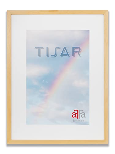aFFa frames, Tisar, Bilderrahmen aus Holz, Hell, Rechteckig, Mit Acrylglasfront, Natur, 40x60 cm von aFFa frames