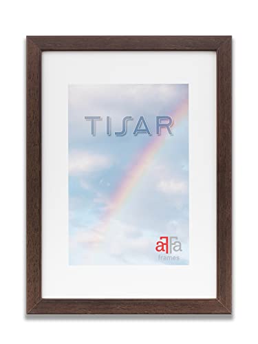 aFFa frames, Tisar, Bilderrahmen aus Holz, Leicht, Rechteckig, Mit Acrylglasfront, Bronze 9x13 cm von aFFa frames